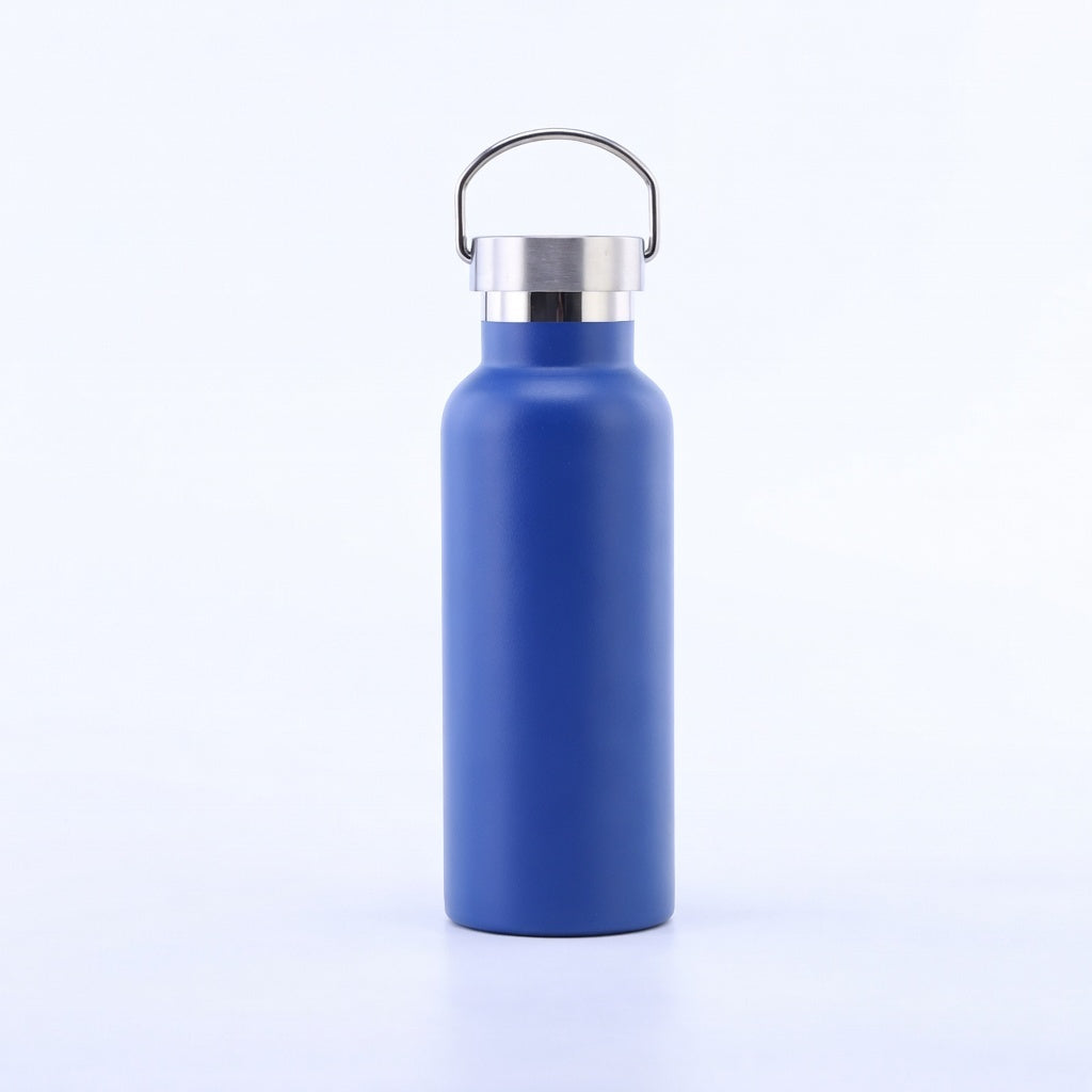 Wide Mouth Stainless Steel Bottle with Carry Handle