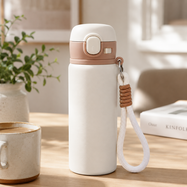 Flip-Top Tea Infuser Insulated Water Bottle