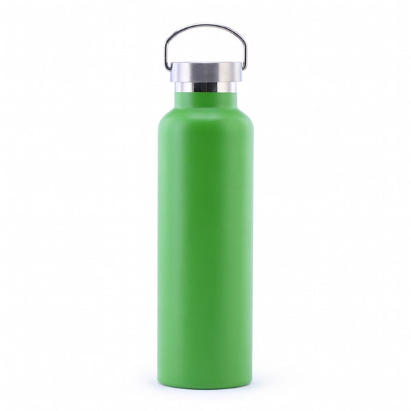Wide Mouth Stainless Steel Bottle with Carry Handle