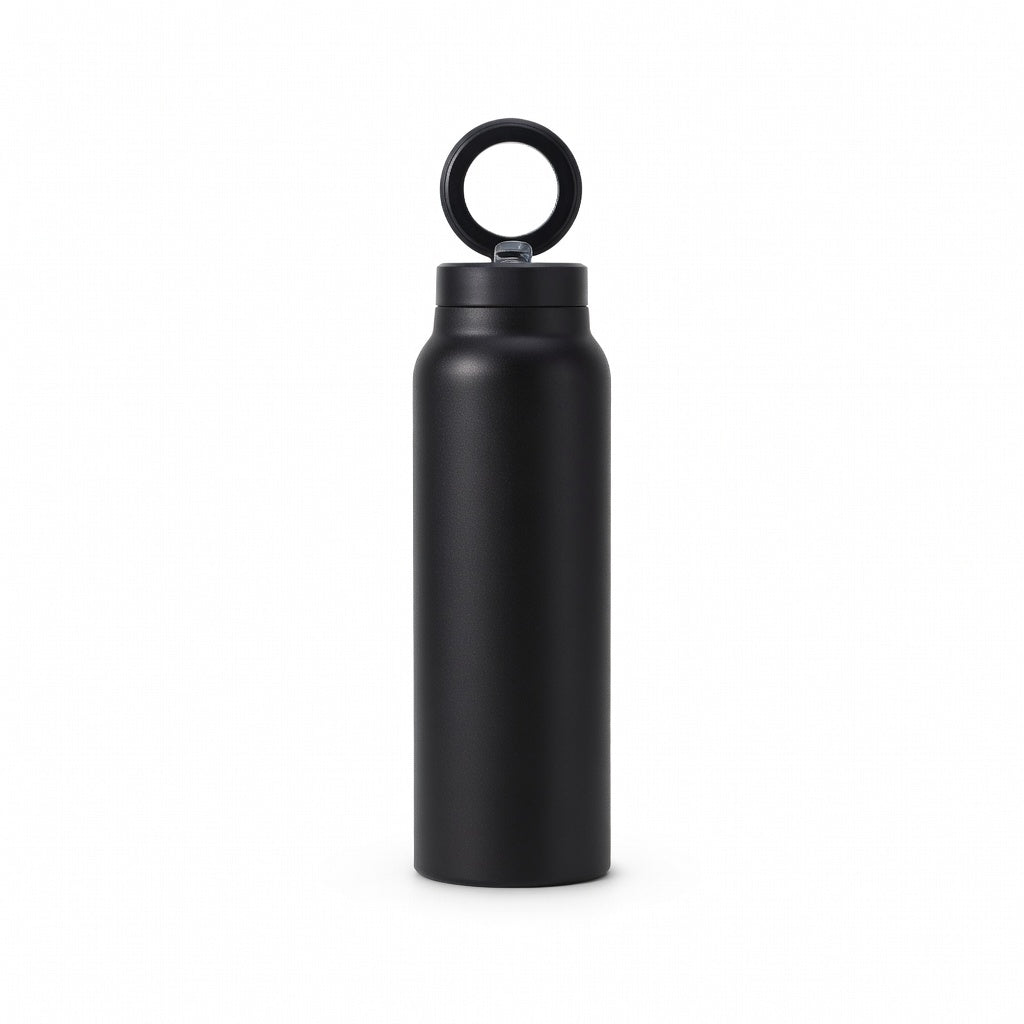 Magnetic Lid Phone Holder Water Bottle