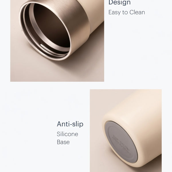 Dual-Sip Insulated Coffee Tumbler