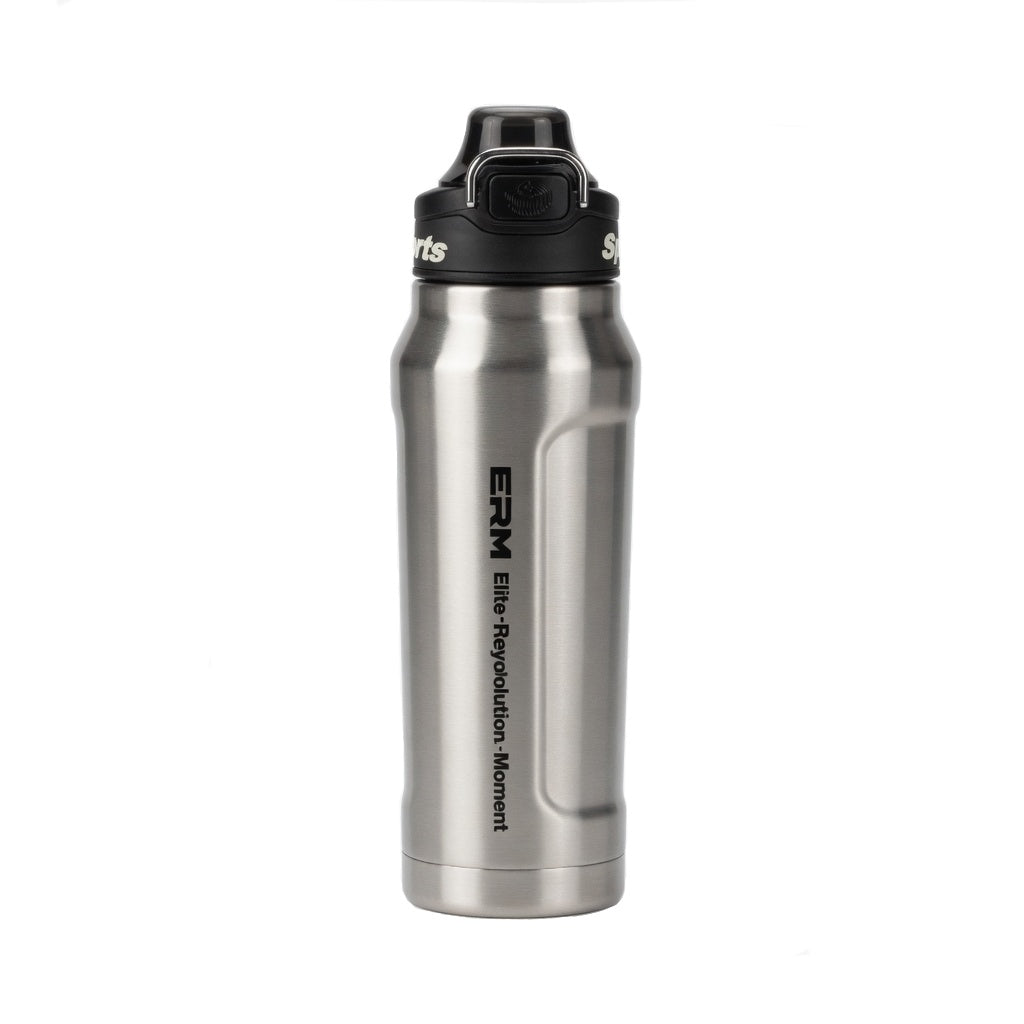 Dual-Lid Insulated Sports Bottle