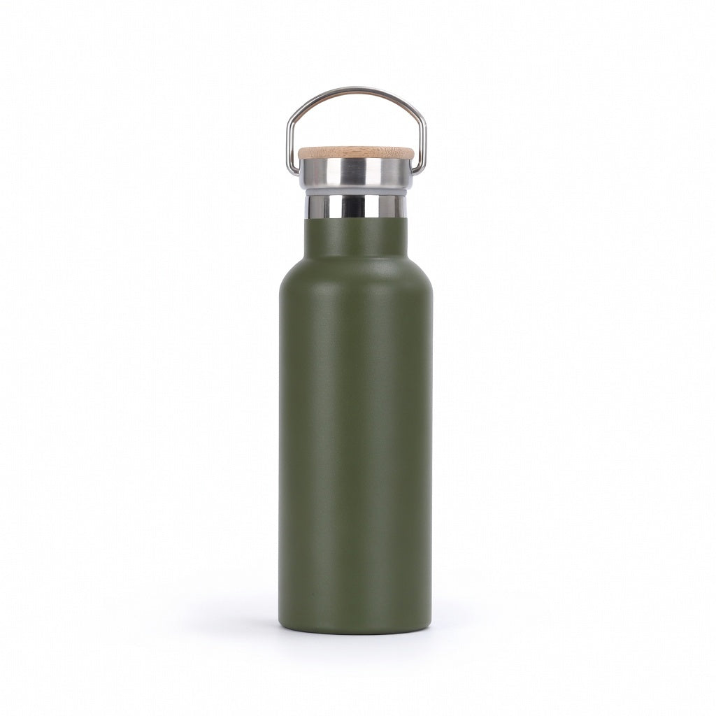 Wide Mouth Insulated Water Bottle with Carry Handle