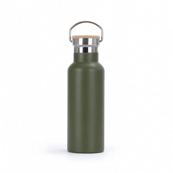 Wide Mouth Insulated Water Bottle with Carry Handle