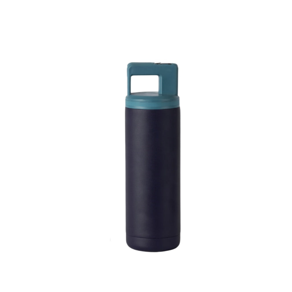 Carry Handle Straw Lid Water Bottle