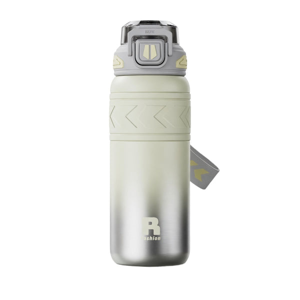 Dual-Mode Straw Lid Insulated Sports Bottle