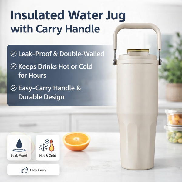 Ceramic Coated Carry Handle Tumbler 27oz