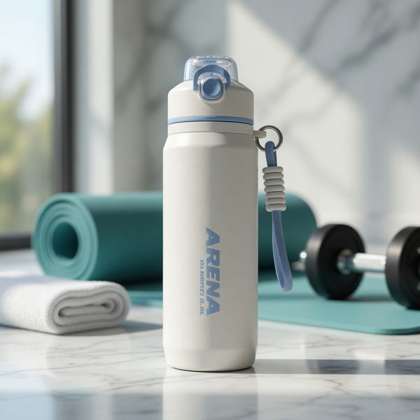 Dual-Sip Mist Spray Insulated Water Bottle