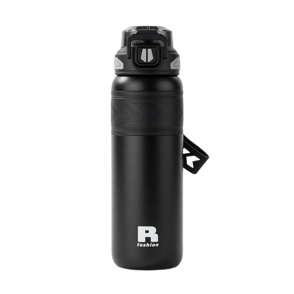 Dual-Mode Straw Lid Insulated Sports Bottle