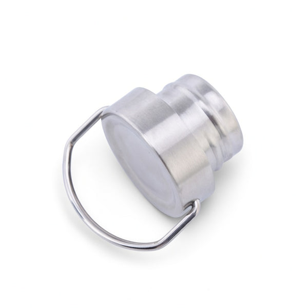 Wide Mouth Stainless Steel Bottle with Carry Handle