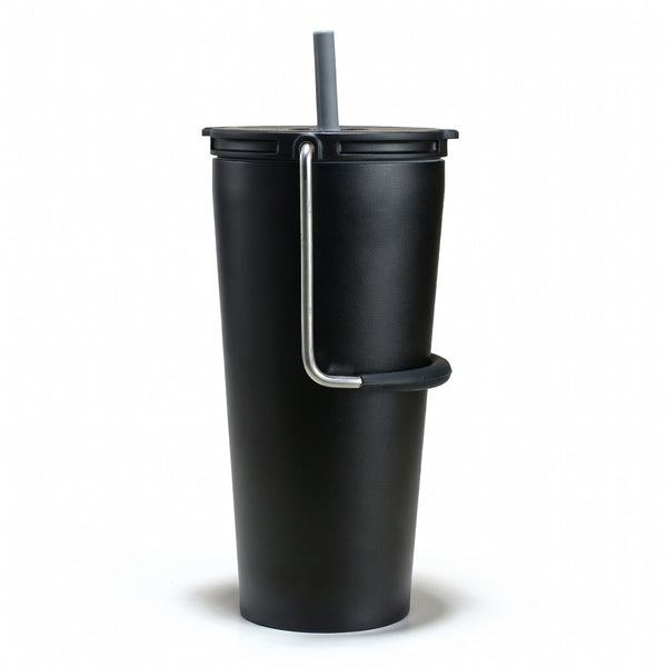 Handled Straw Travel Tumbler - 20oz