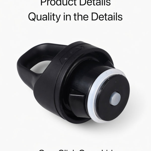 One-Handed Quick-Open Insulated Bottle 24oz