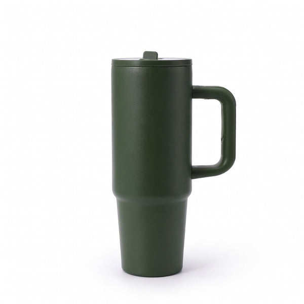 Insulated Handled Straw Tumbler