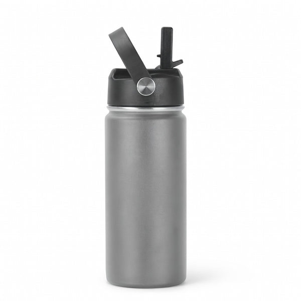 Straw Lid Insulated Water Bottle with Carry Handle