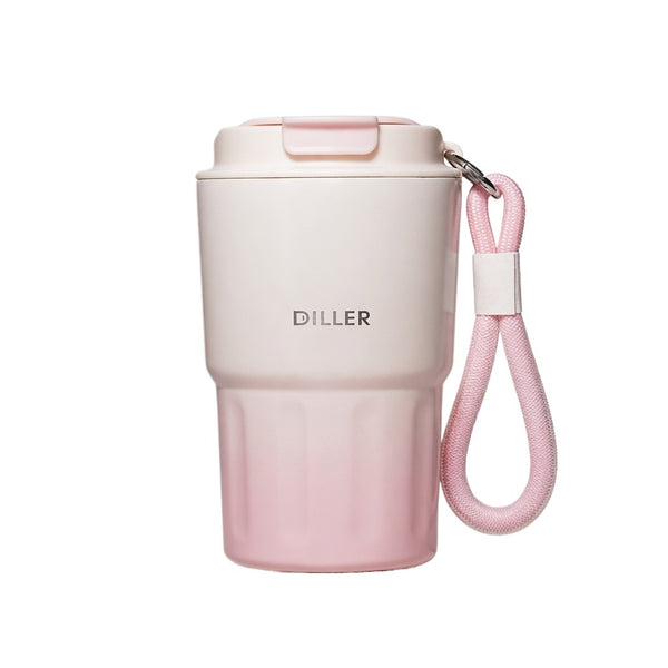 Insulated Carry Strap Coffee Tumbler 12oz