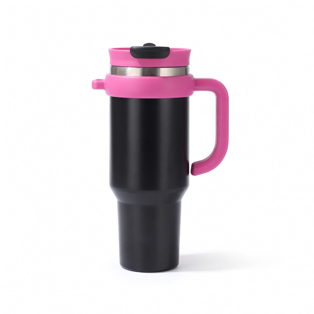 Handled Dual-Drink Travel Tumbler 40oz